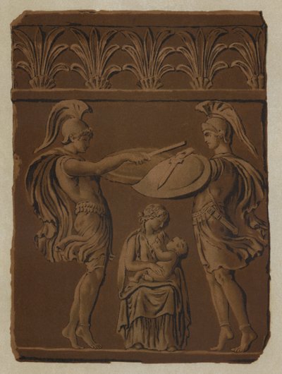 The Curetes Beating Their Shields to Drown Out the Cries of the Infant Zeus by Spanish School